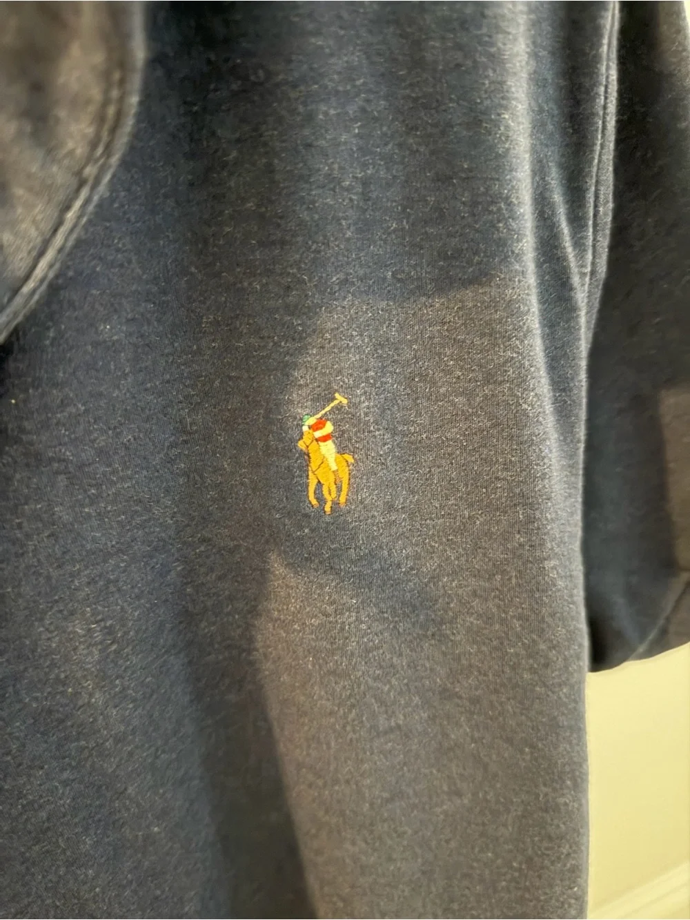 Ralph Lauren Navy Short-Sleeve Polo with Pony Logo